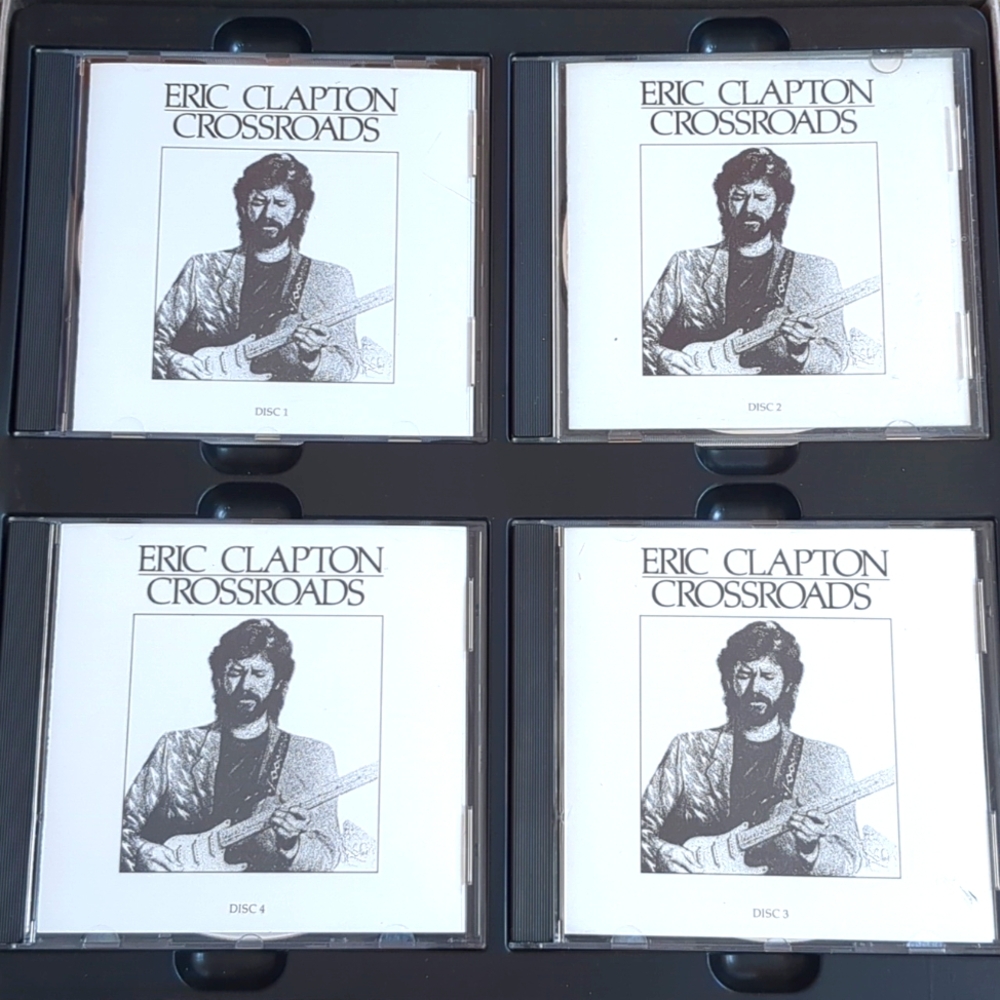 Eric Clapton CROSSROADS 4 CD Box Set 1988 w/ Booklet